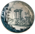 marbro plate with scene