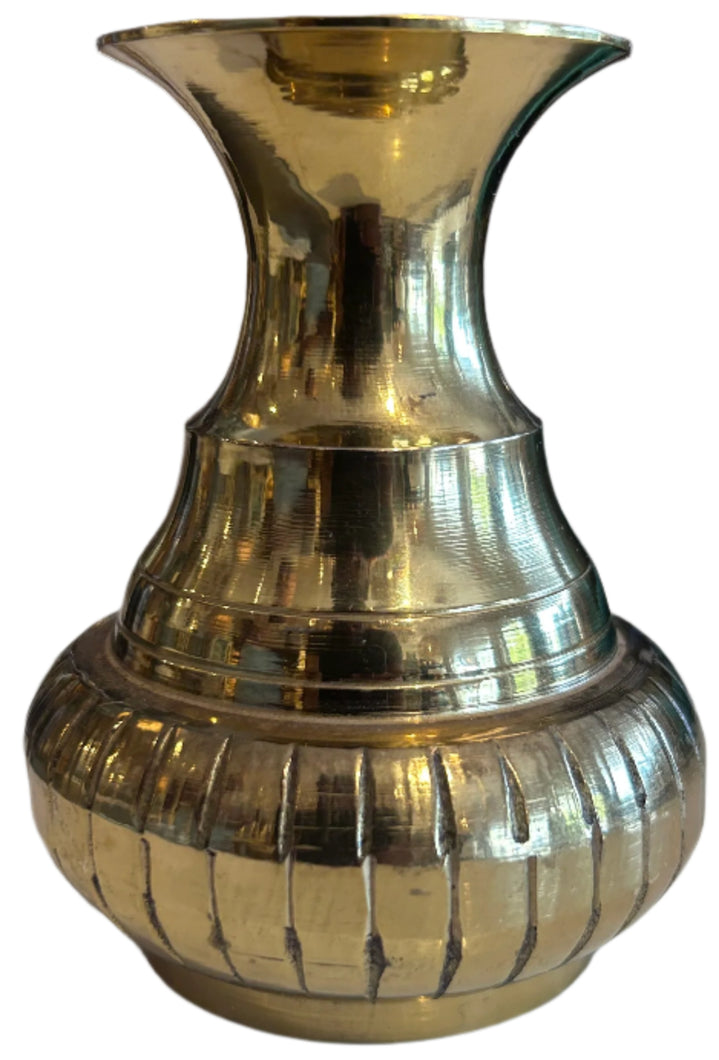 small brass vase