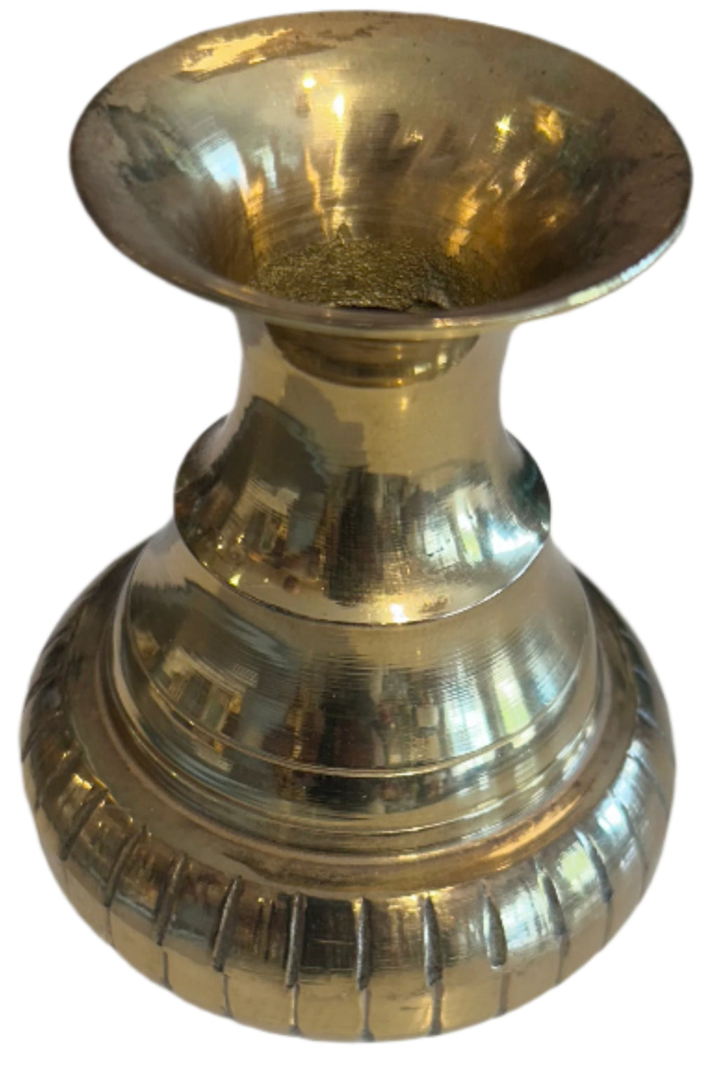 small brass vase