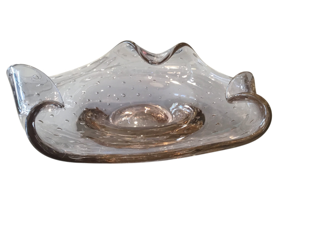 murano glass cigar ashtray