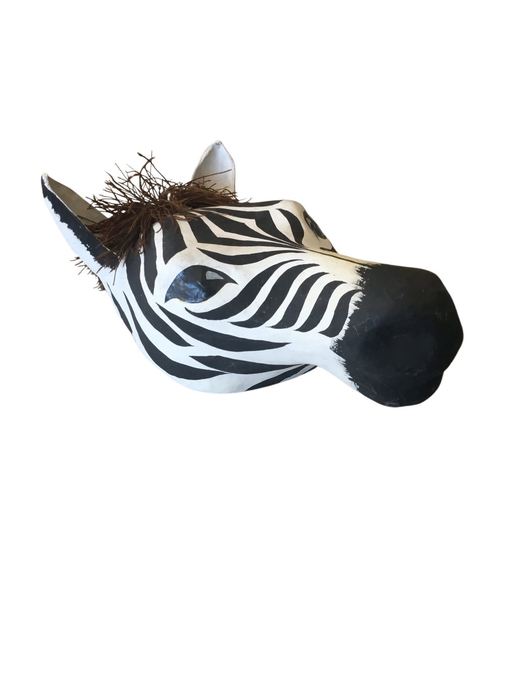 paper mache zebra