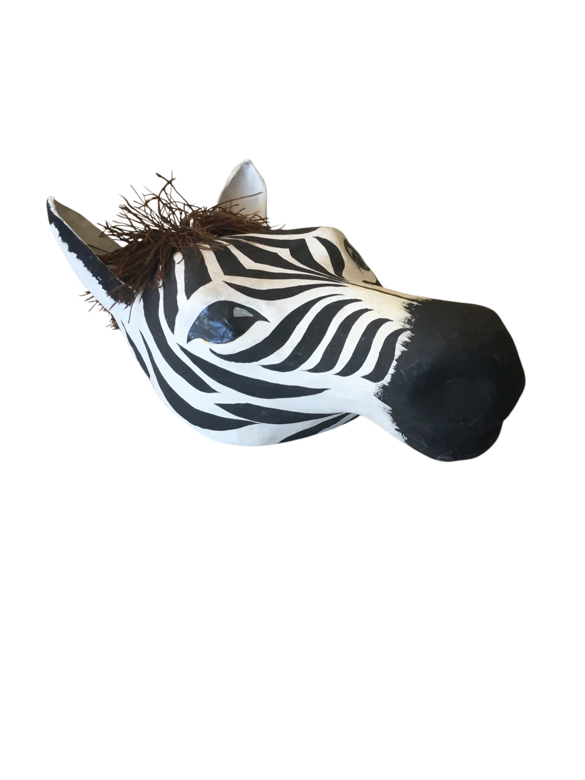 paper mache zebra
