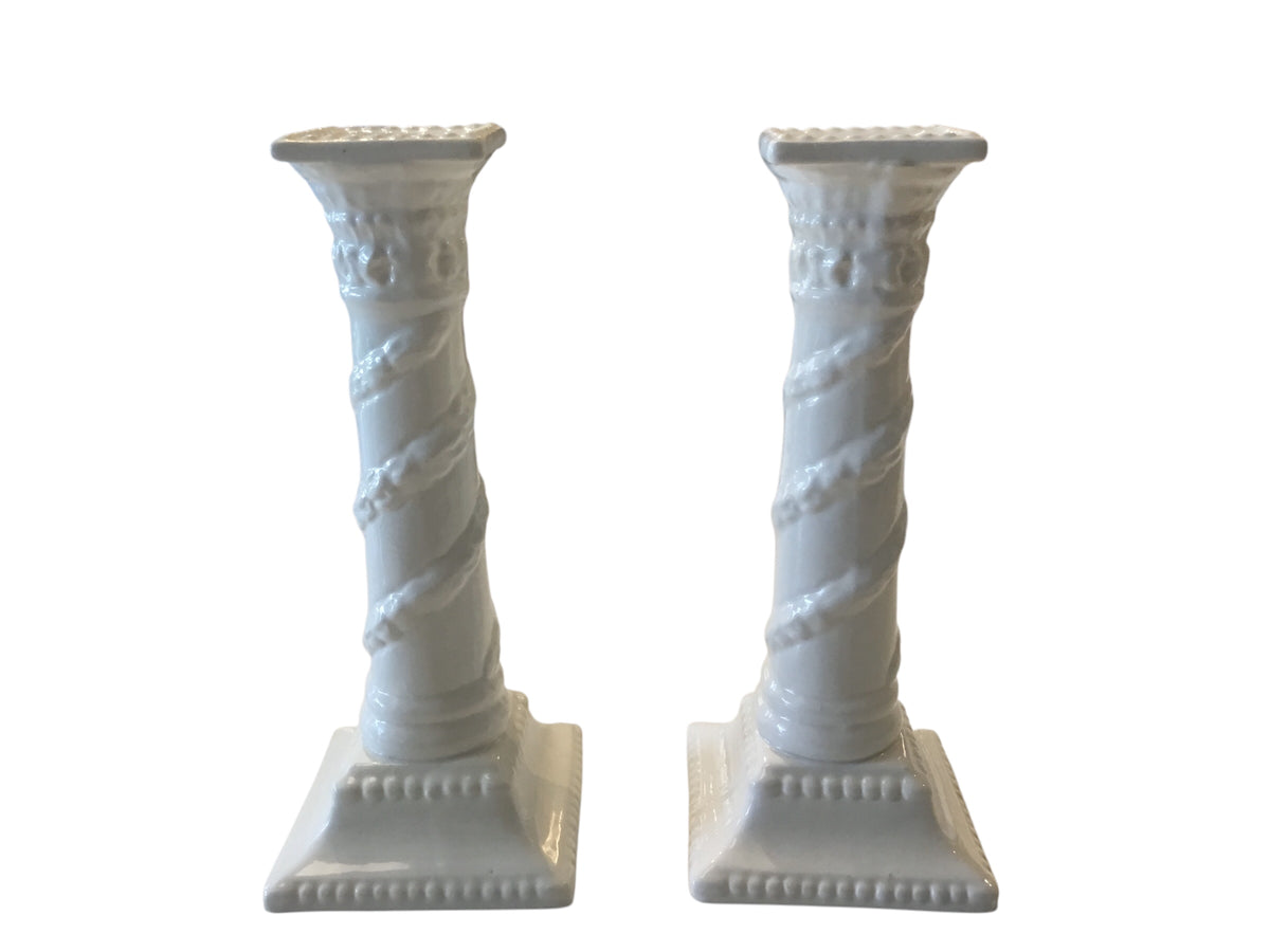 spanish taper holders pair