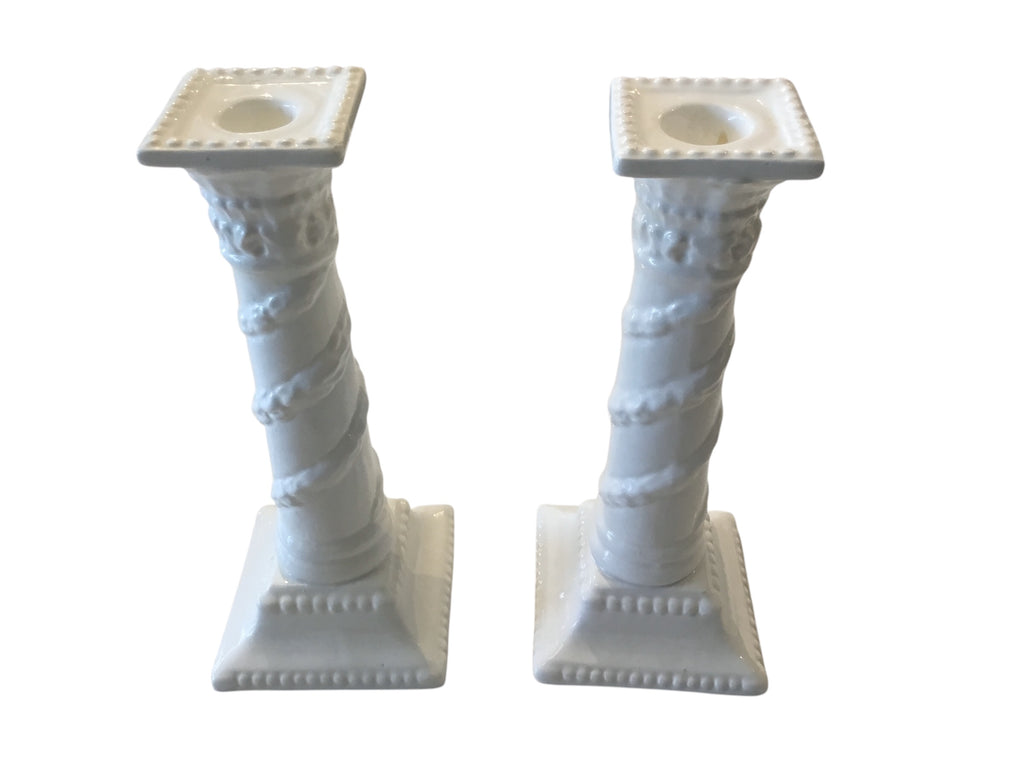 spanish taper holders pair
