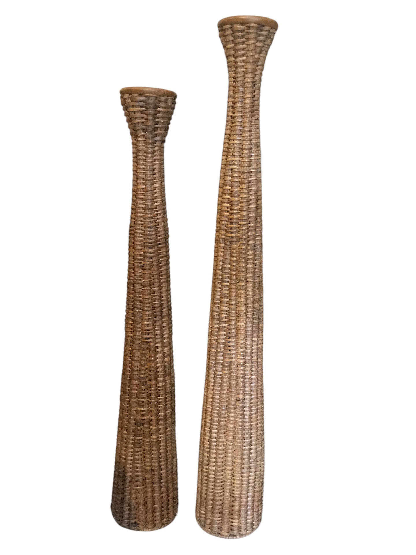 Set Rattan Candleholder