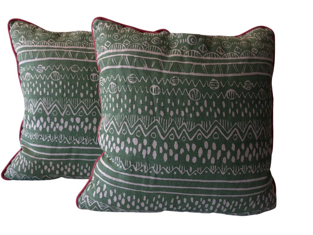 kravet fabric pillows