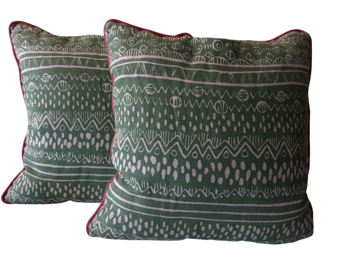 kravet fabric pillows