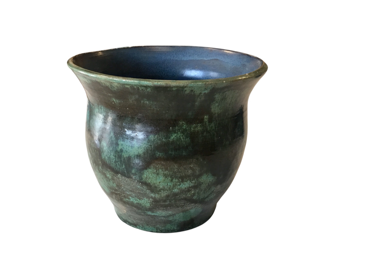 vintage handmade flower pot