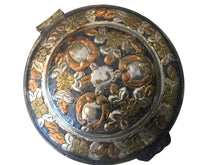 Load image into Gallery viewer, METAL FLORAL POT WITH LID