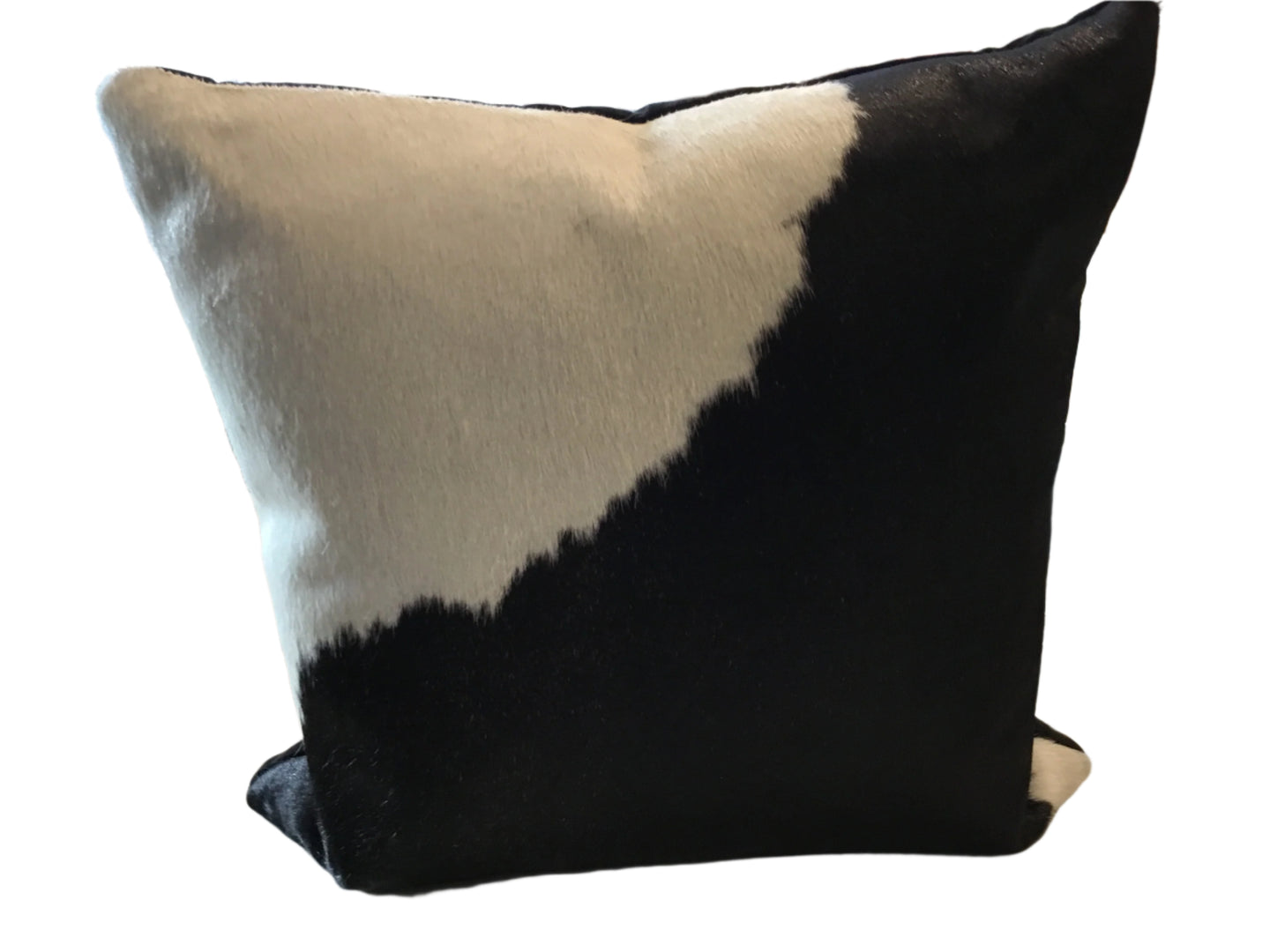 pair cow hide pillows