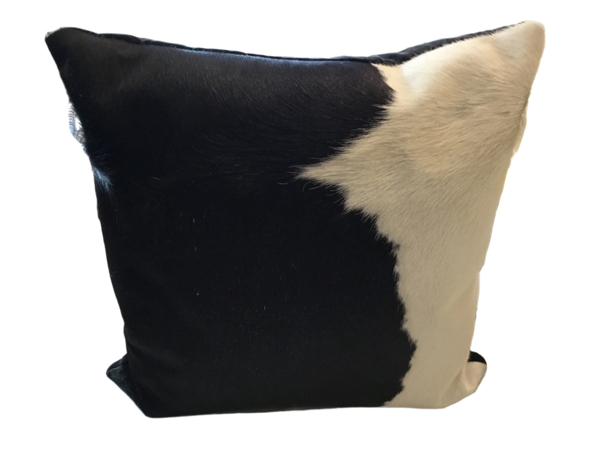 pair cow hide pillows