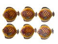 vintage fish serving plates-6 plates