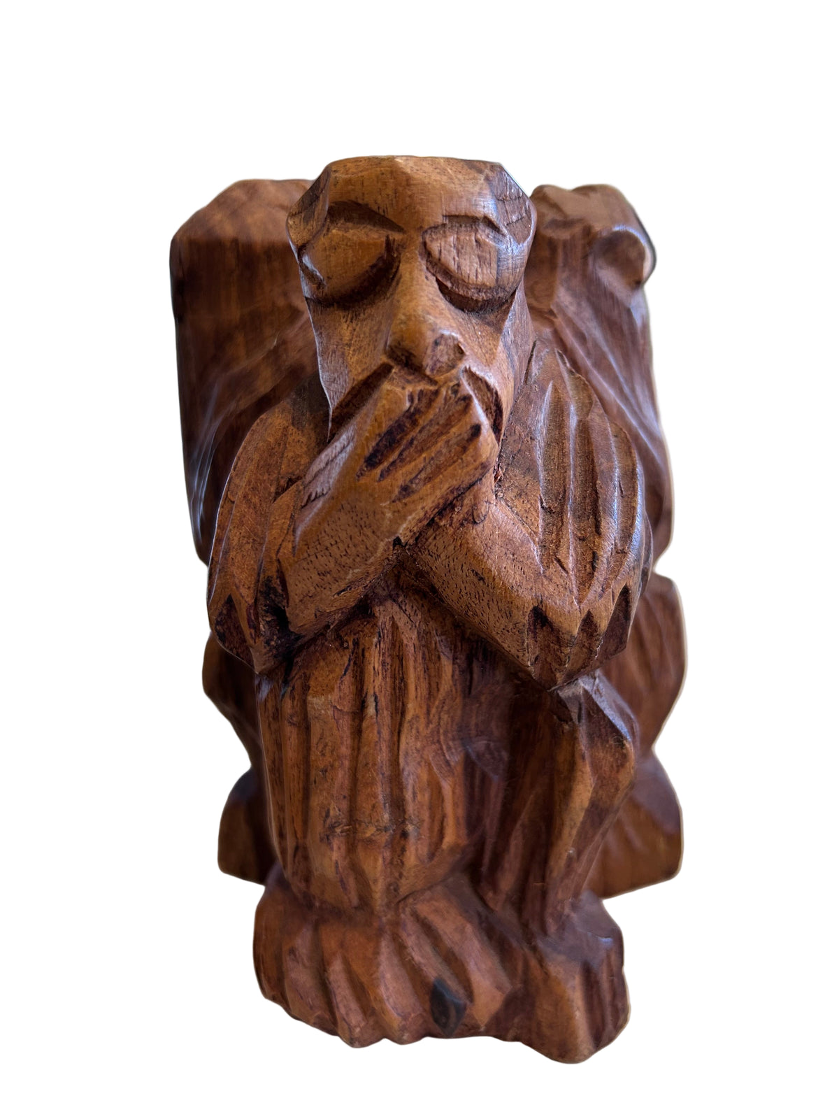 hand carved monkeys