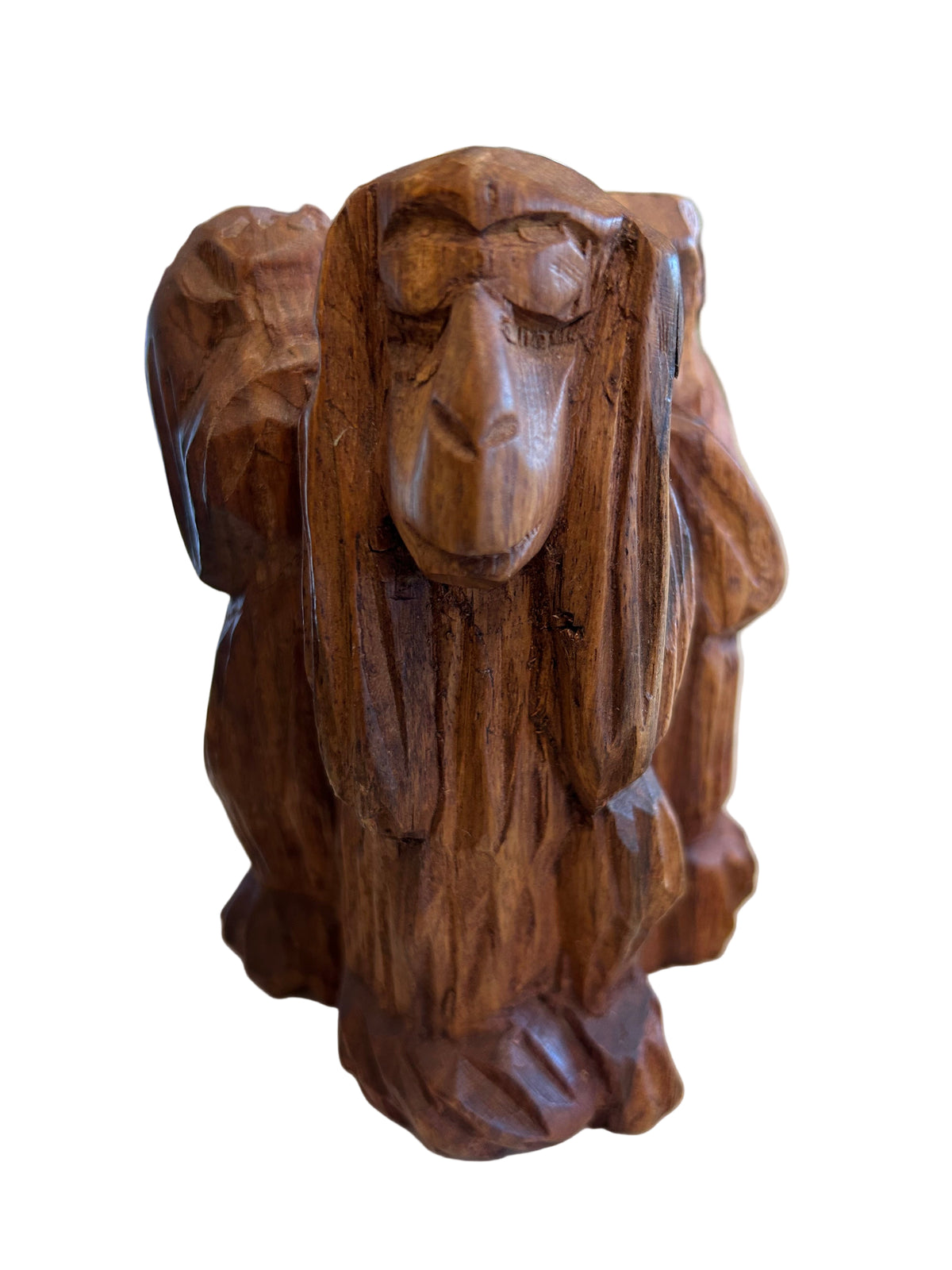 hand carved monkeys