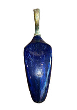 Load image into Gallery viewer, Vintage Egyptian-Style Ibis Figurine l Bluestone and aged metal Thoth sculpture