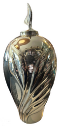 brass urn with lid