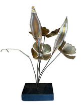 Load image into Gallery viewer, vintage metal flower sculpture