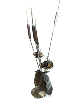 Load image into Gallery viewer, vintage metal lily sculpture