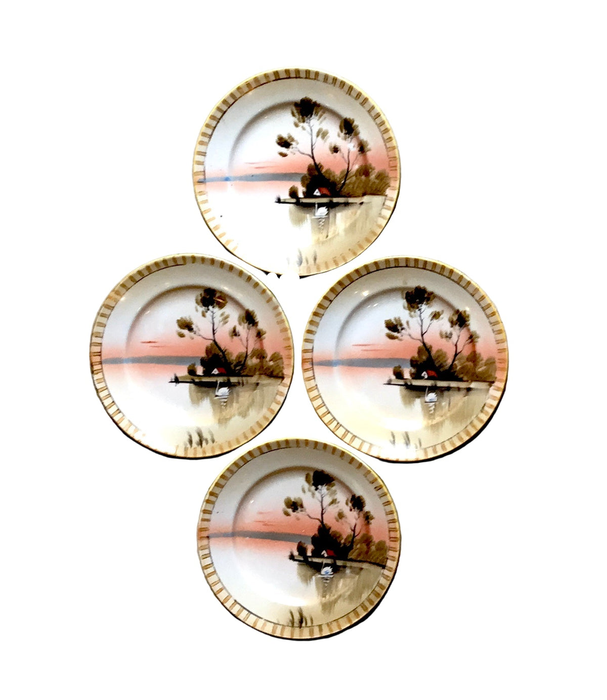 nippon plates set of 4