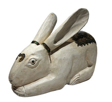 Load image into Gallery viewer, hand-carved wooden rabbit