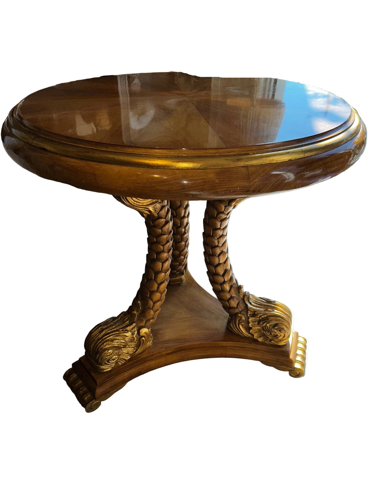 vintage hollywood regency table