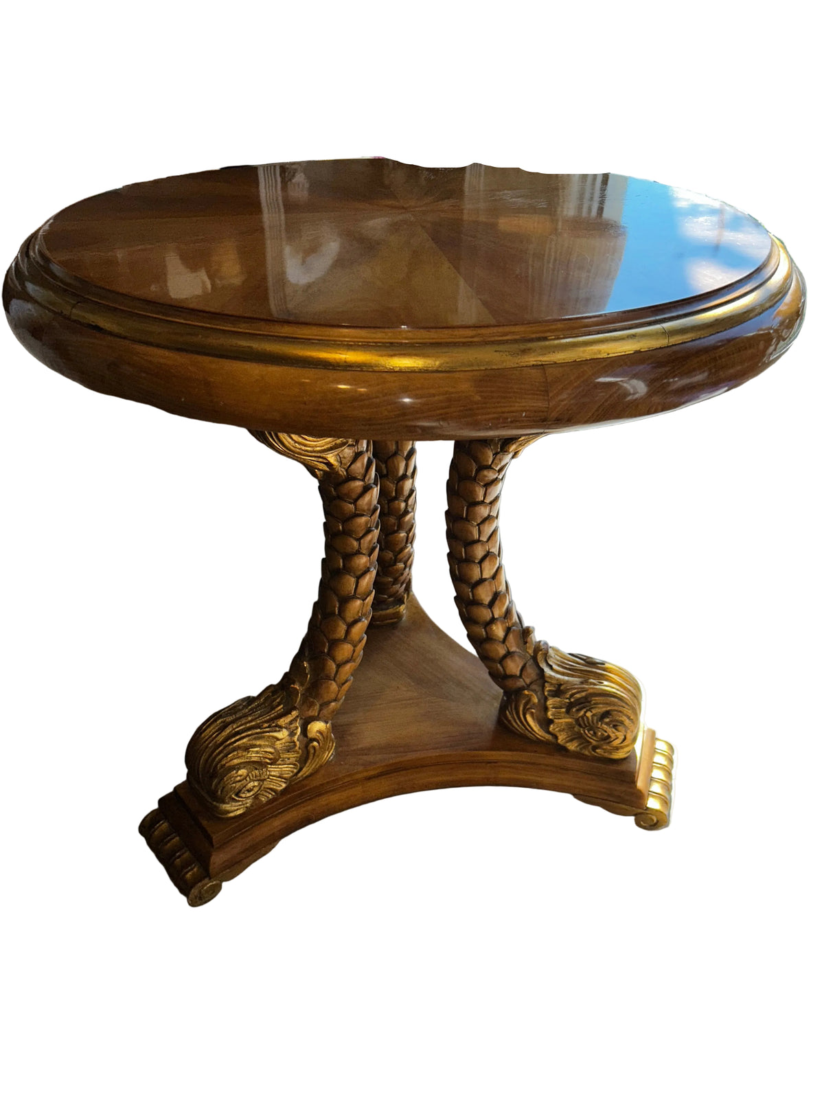 vintage hollywood regency table