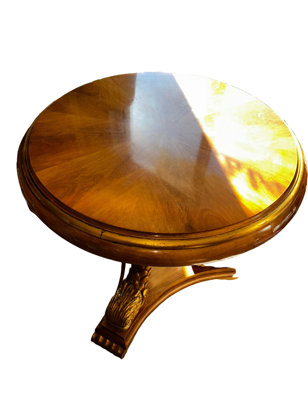 vintage hollywood regency table
