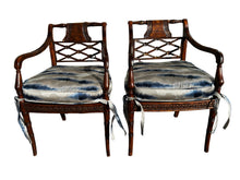 Load image into Gallery viewer, pair regency style armchairs