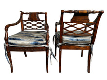 Load image into Gallery viewer, pair regency style armchairs