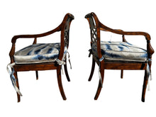 Load image into Gallery viewer, pair regency style armchairs