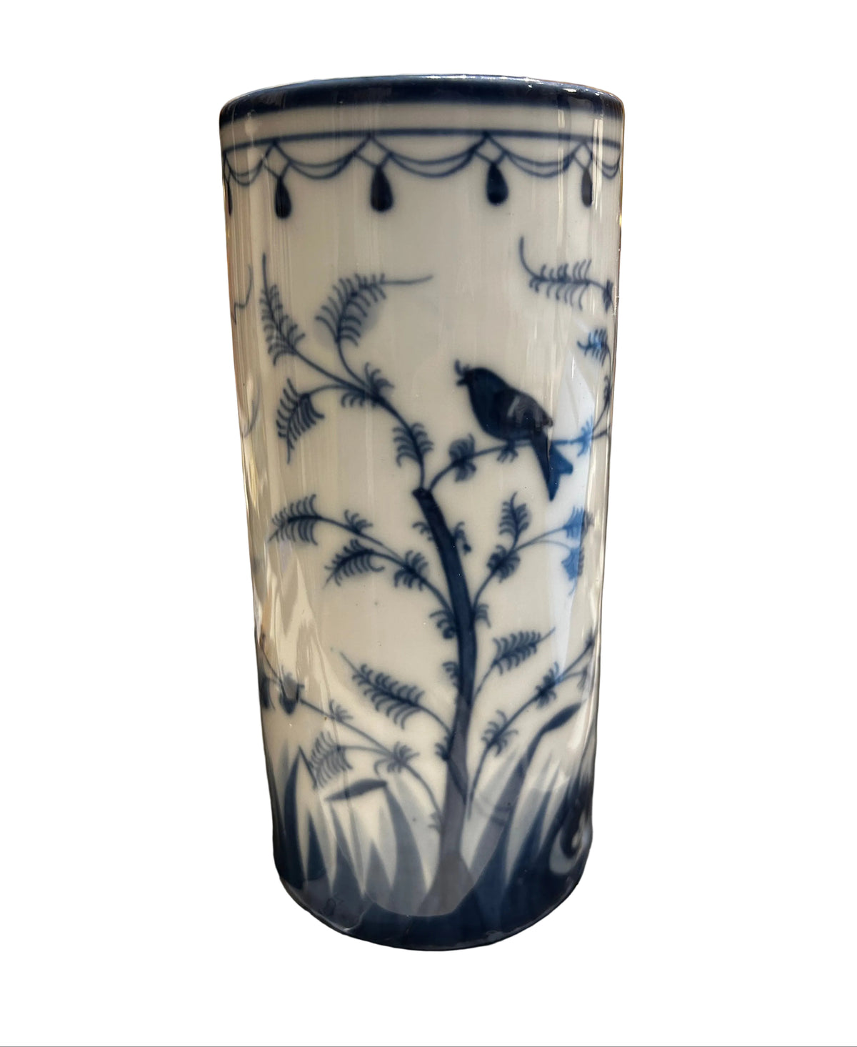 asian porcelain flower vase