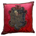 silk embroidered pillow