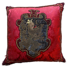 Load image into Gallery viewer, silk embroidered pillow