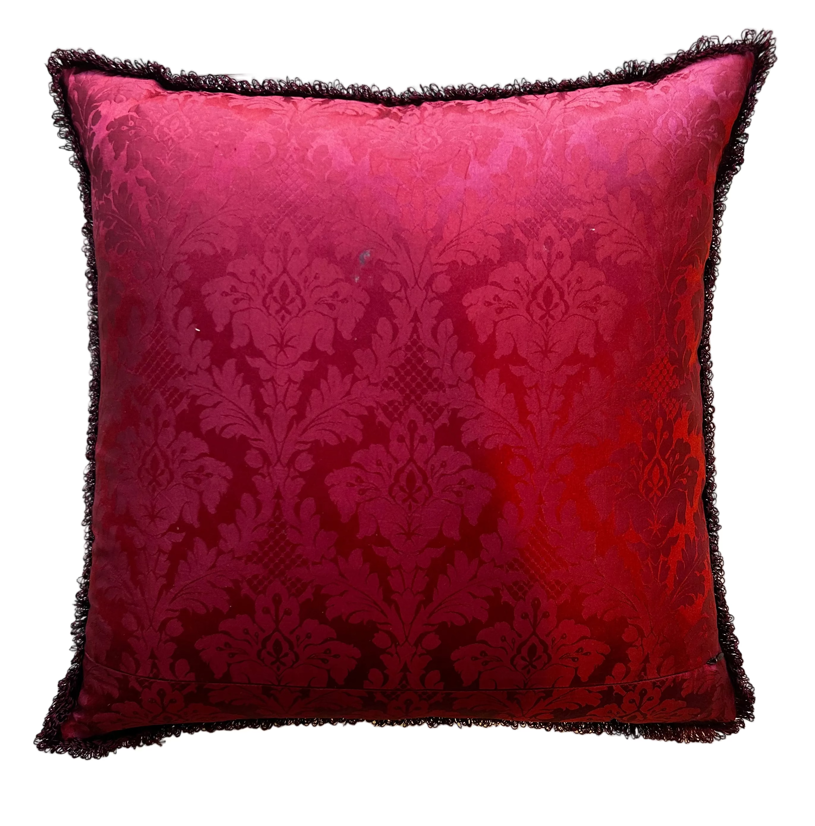 silk embroidered pillow