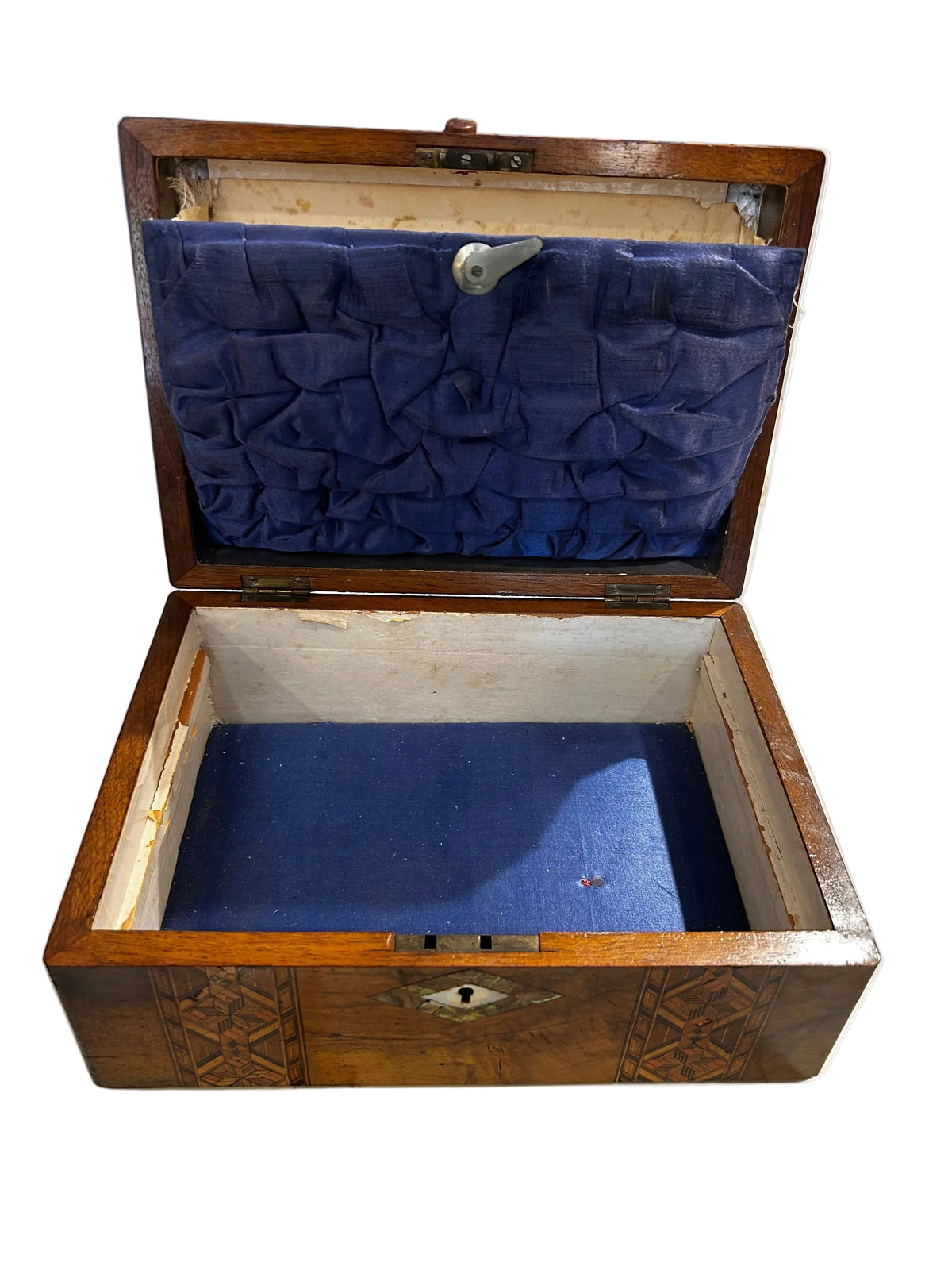 antique inlaid writing box
