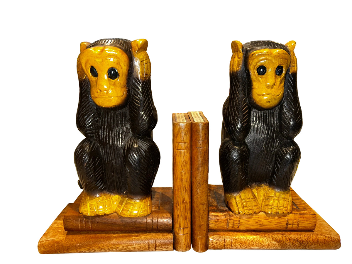 hear no evil bookends