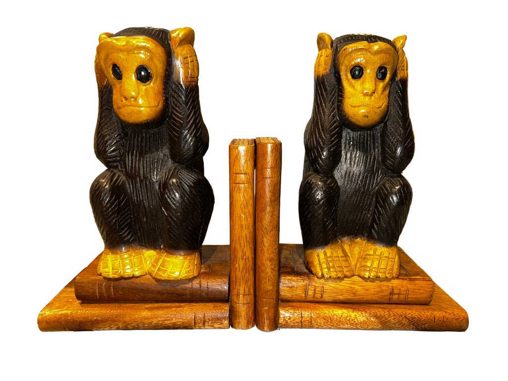 hear no evil bookends