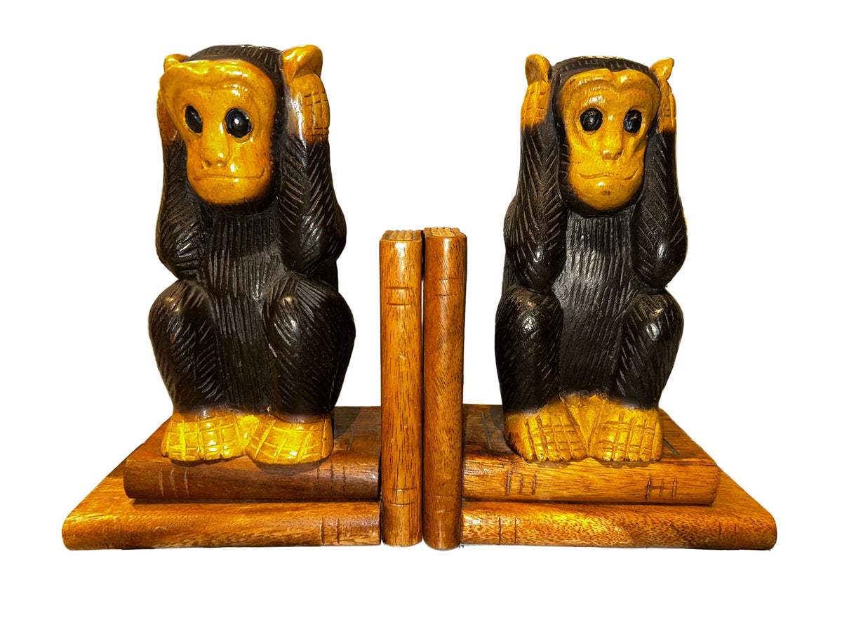 hear no evil bookends
