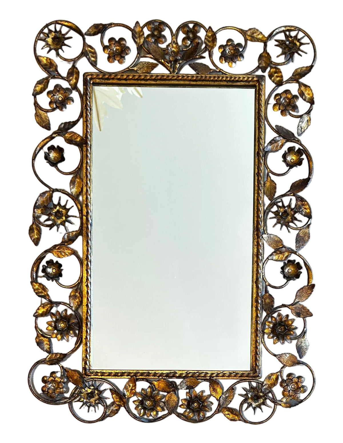 vintage gilt mirror