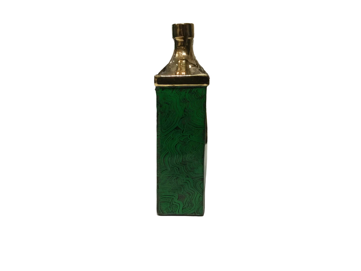 green malacite vase