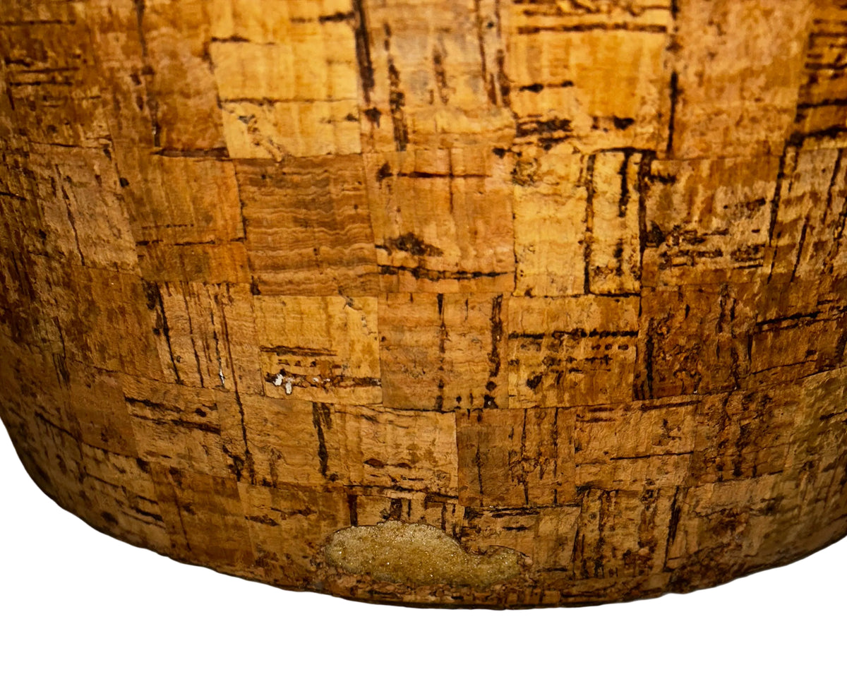 vintage cork ice bucket