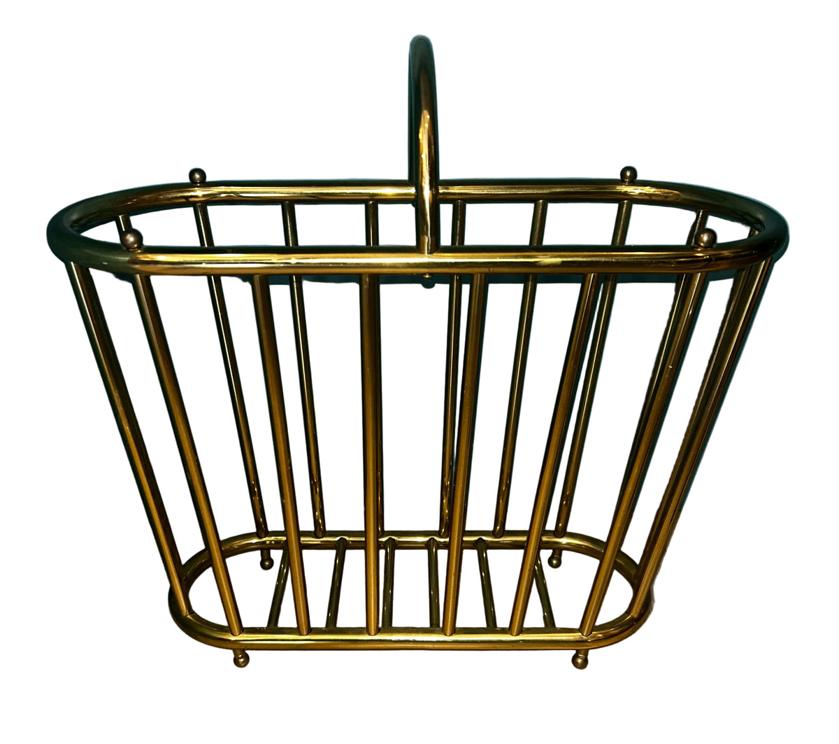 brass magazine basket