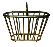Load image into Gallery viewer, brass magazine basket