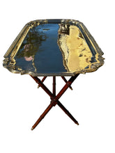 Load image into Gallery viewer, brass tray w/ stand