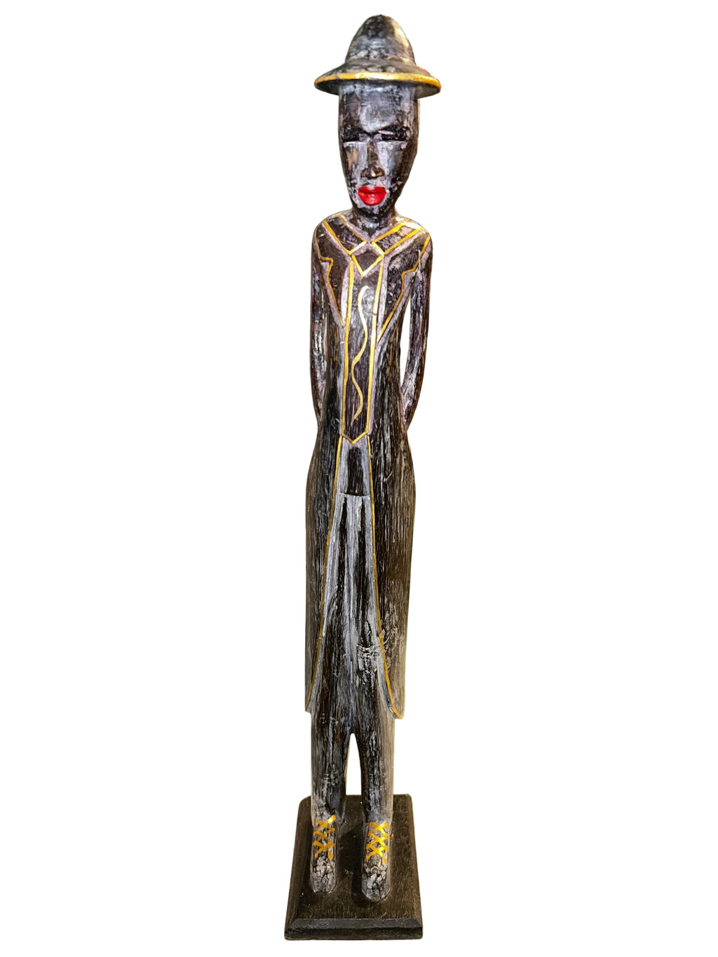 carved wooden figure