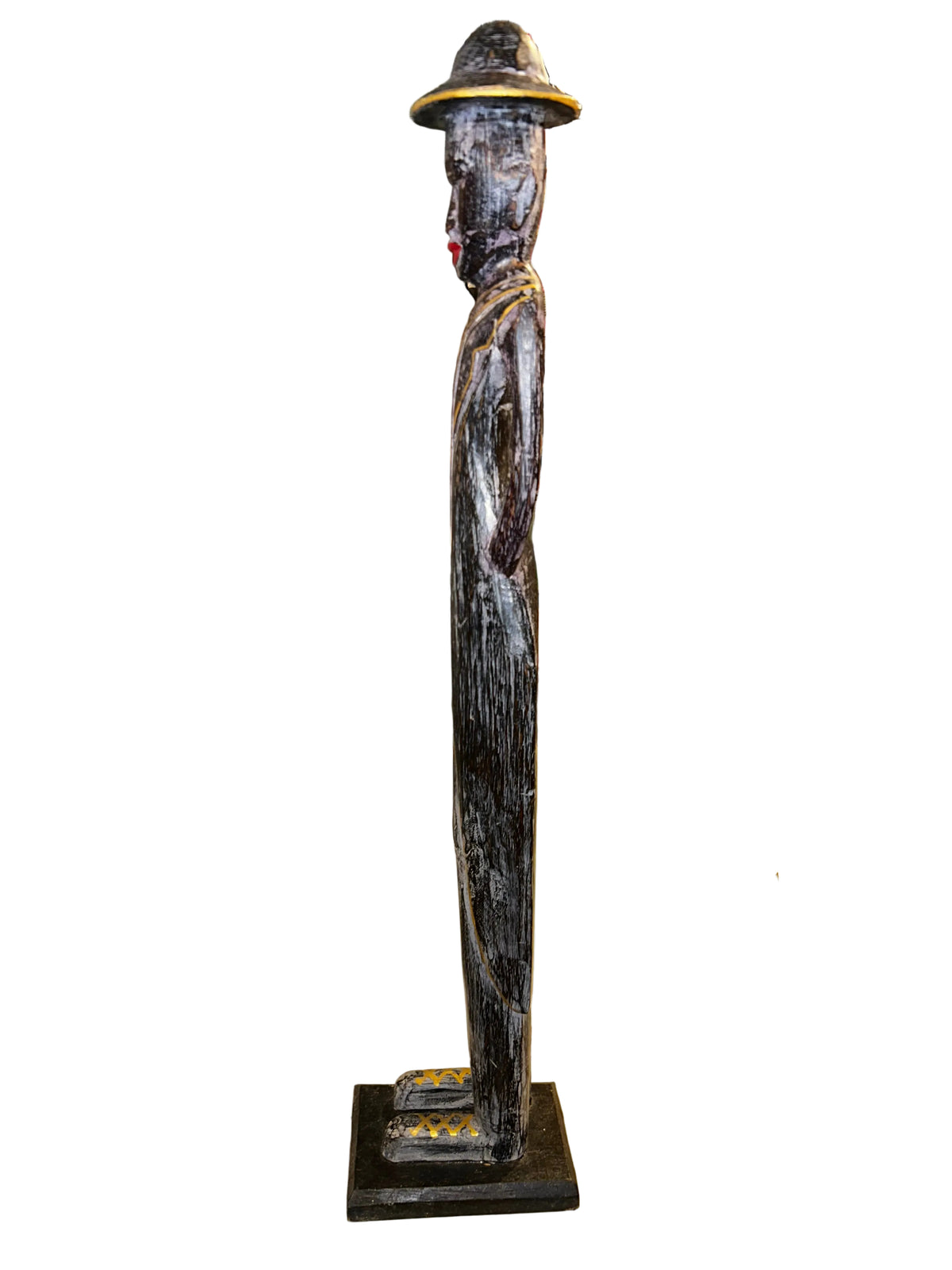 carved wooden figure
