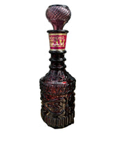 Load image into Gallery viewer, vintage amethyst glass decanter