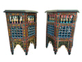 pair of moroccan side tables