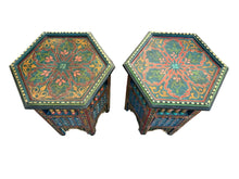 Load image into Gallery viewer, pair of moroccan side tables