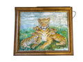 tiger and cubs hand painted art